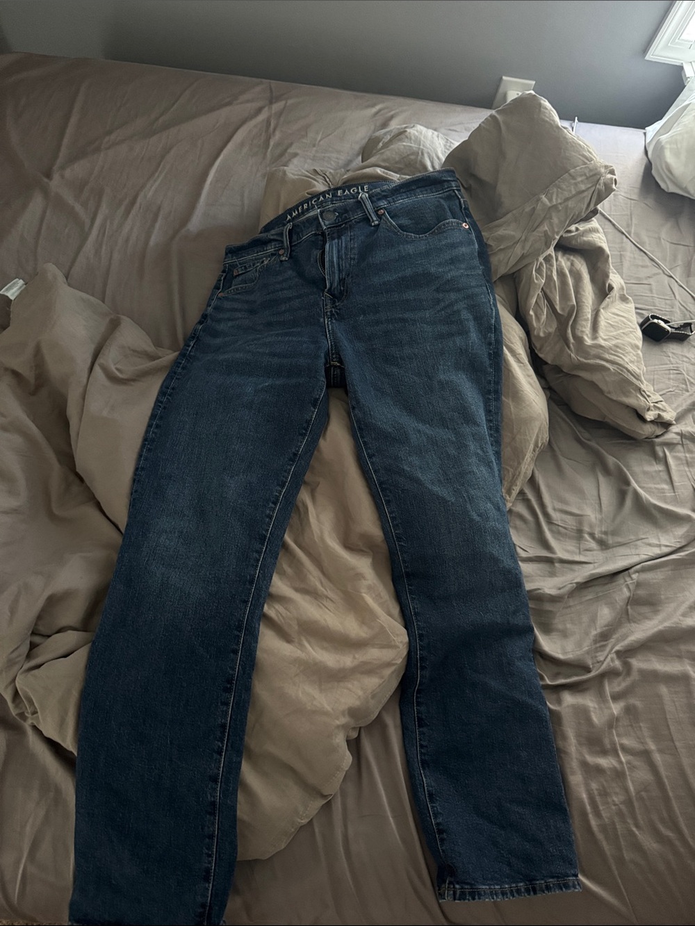 American Eagle Outfitters Dark Blue Bootcut Jeans 32X32